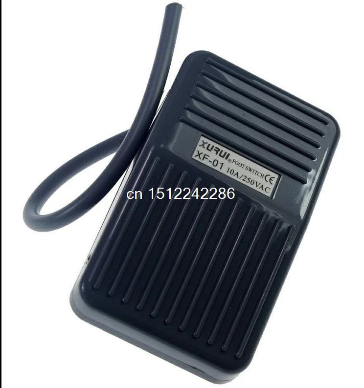 interruptor de Pedal de de XF 01/Pedal de Pedal 10A/250VAC 1C, forma de contacto, negro, 54|switch switch|switch footswitch contact - AliExpress