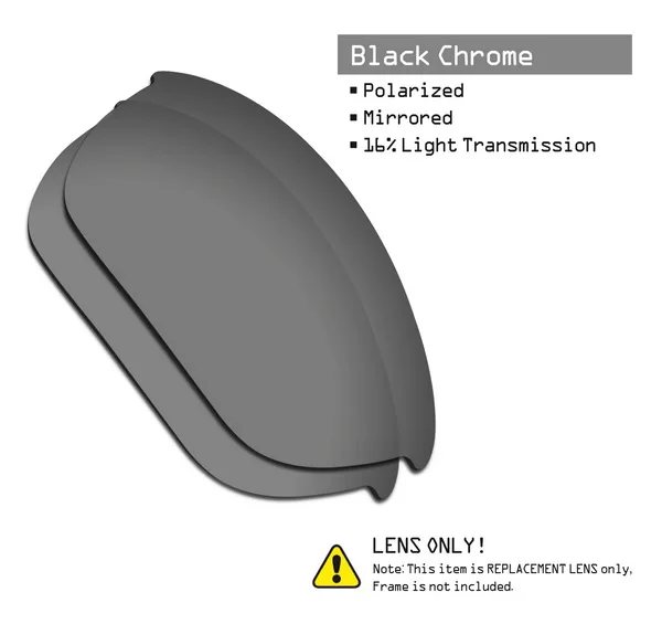 Дропшиппинг SmartVLT замена линз поляризационные для солнцезащитных очков оакли Половина Куртка 2,0-несколько пар упакованы - Цвет линз: Black Chrome