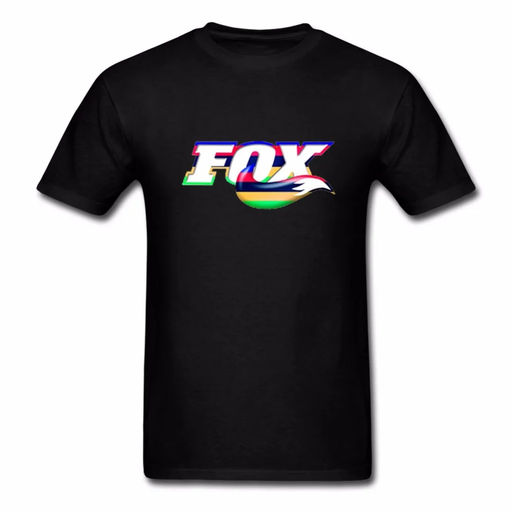 Colorful fox tail T Shirt XXXL Short Sleeve Custom Men's Clothes Pp Car