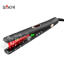 LSTACHi пара Функция Flat Iron Турмалин Керамика Vapor Professional паровые утюжки для выпрямления волос выпрямления железа