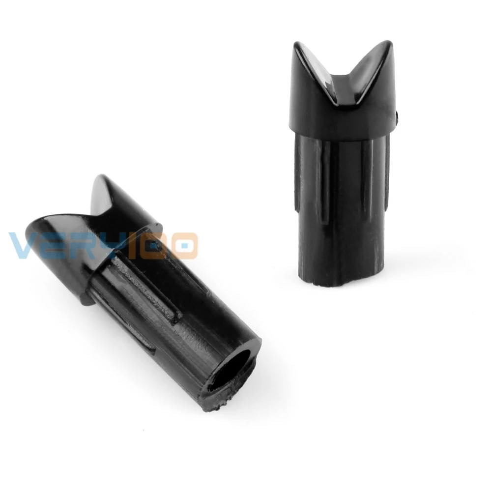 

20pcs Archery Half Moon Crossbow Arrow Nocks for ID 7.62mm Arrows Black Hunting