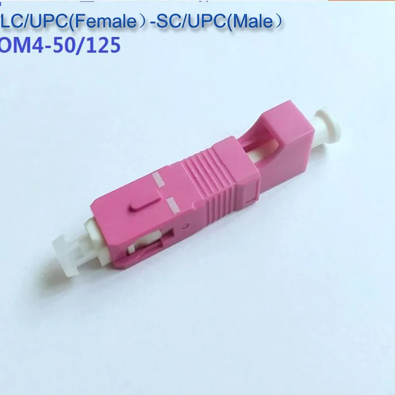 LC Male-FC Female SM Fiber Optic Coupler Flange Adapter OPT Test Adapter