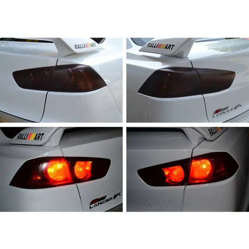 

100*30cm Auto Car Light Headlight Taillight Film Sticker Easy Stick Car Motorcycle Decoration 8 Colors