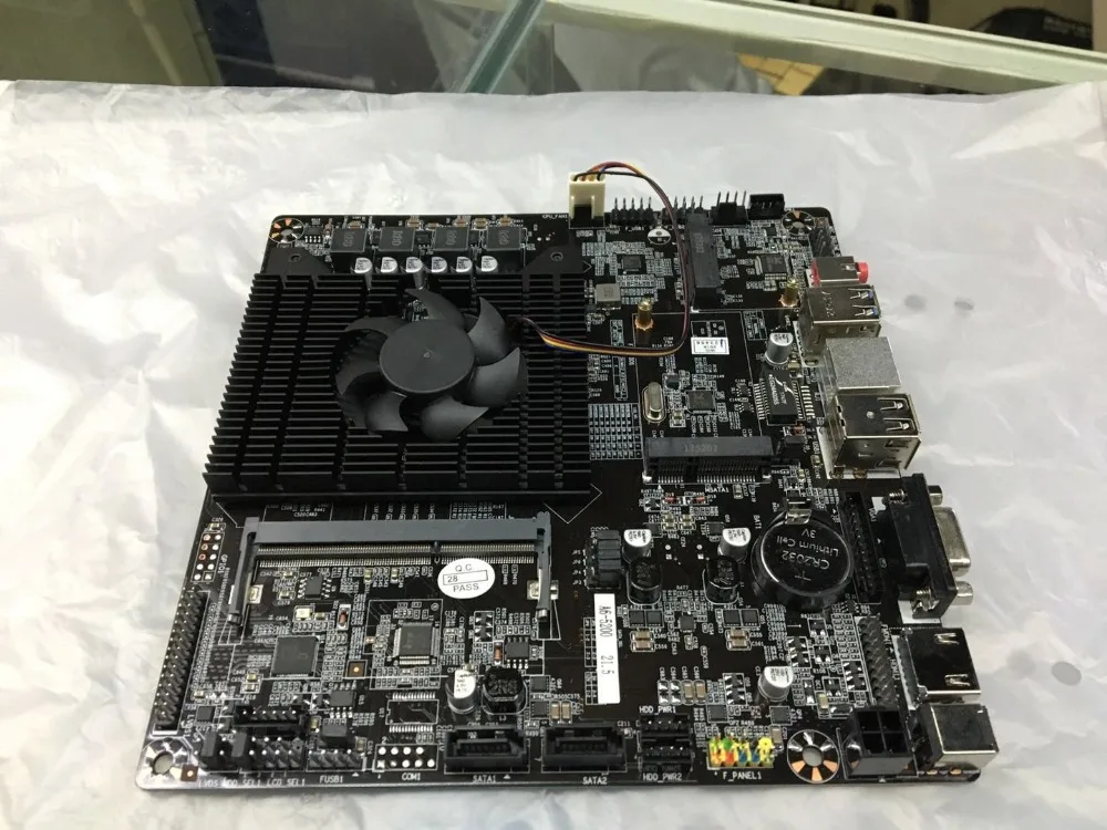 Ультратонкий мини itx Встроенная Материнская плата в CPU A8 6410 R5 обработка Видео