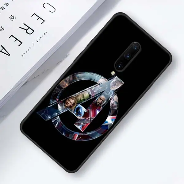 Marvel Супергерои из “Мстителей” силиконовый чехол для телефона для Oneplus 7 7 Pro 6 6T Мягкий ТПУ чехол для Oneplus7 7Pro черный чехол - Цвет: 003