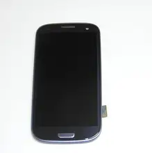 For Samsung Galaxy SIII S3 I535/ SCH-I535,T999/ SGH-T999 LCD Display Touch Screen Digitizer With Frame Assembly shipping free