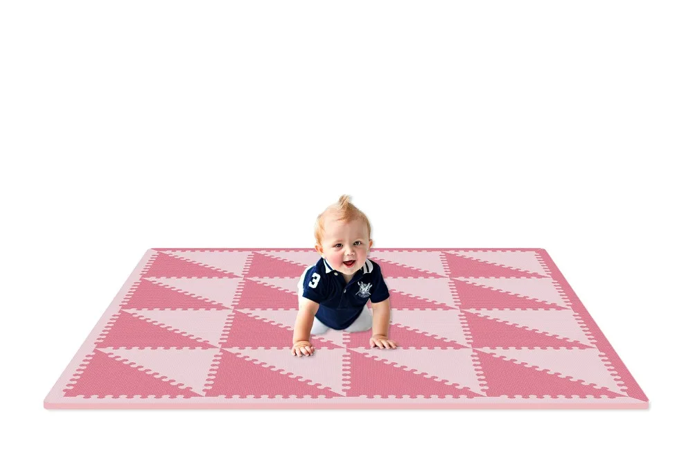 

meiqicool baby EVA Foam Play Puzzle Mat Interlocking Exercise Tiles Floor Mat for Kid,Each 35cmX35cm,1cmThick eva mat