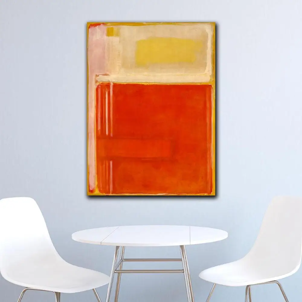 

Wall Pictures For Living Room Abstract Mark Rothko No.8, 1949 Canvas Art Home Decor Modern No Frame Oil Painting