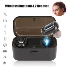 TWS 4,2 Беспроводная bluetooth-гарнитура, гарнитура с громкой связью, спортивные наушники, игровая гарнитура для телефона