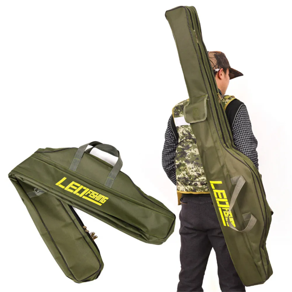 Prix pour Armée vert 1.5 M Multi-purpose Pliable Canne À Pêche Sac Oxford Tissu 2 Compartiments Pêche S'attaquer Sac De Rangement Prix pour Armée vert 1.5 M Multi-purpose Pliable Canne À Pêche Sac Oxford Tissu 2 Compartiments Pêche S'attaquer Sac De Rangement