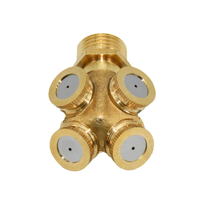 Насадка для полива сада латунная насадка с 4 отверстиями 1 шт.|brass misting nozzles|nozzle