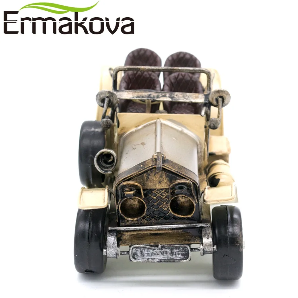 ERMAKOVA Металлическая Автомобильная модель Gran Torino винтажная Классическая открытая