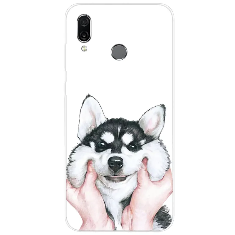 Chic Floral & Animal Print Soft TPU Silicone Case for Huawei Honor Play - 6.3 Protective Phone Cover