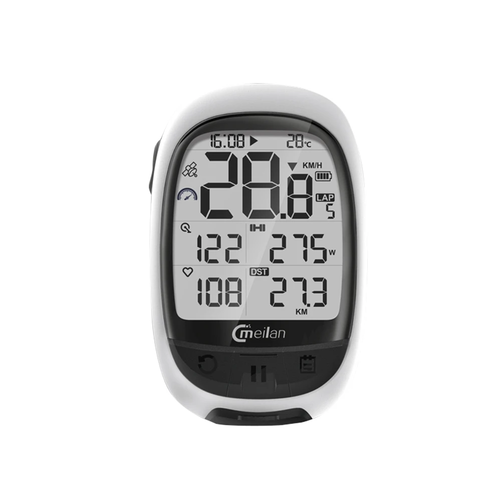 MEILAN M2 GPS велосипедный компьютер Измерение частоты сердцебиения измеритель
