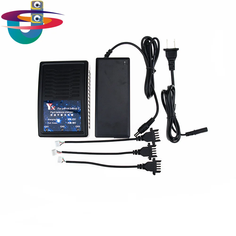 Parrot Bebop 2 font b Drone b font 3 In 1 Battery Balance Charger For RC