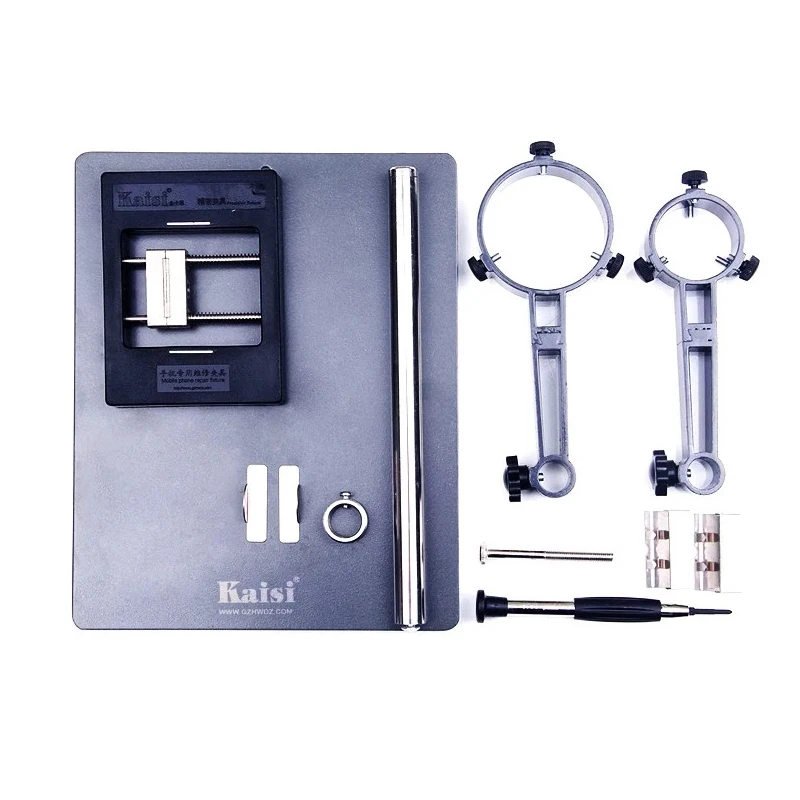 

Kaisi F-204 Hot Air Gun Clamp Holder Tool Kit Repair Platform for BGA Rework Reballing Station Hot Air Gun Clamp Jig