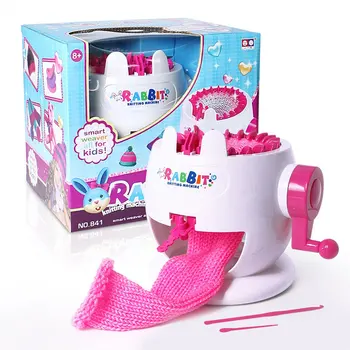

Creative DIY Scarf Hat Socks Knitting Machine Loom Smart Weaver Knitter Educational Toys Birthday Gift for Children Kids Toddler