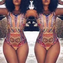 Лидер продаж, летний сексуальный женский пуш-ап с подкладкой, этнический стиль, бюстгальтер с принтом, бандажный комплект бикини, купальник, треугольный купальник, купальный костюм