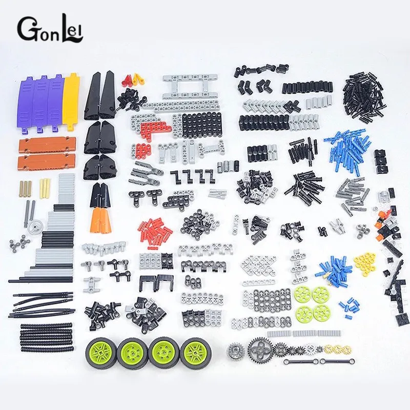 

620Pcs+ Blocks Technic Parts Liftarm Beam Cross Axle Connector Panel MOC Accessory Toys Car legoING Bulk Parts Building bricks
