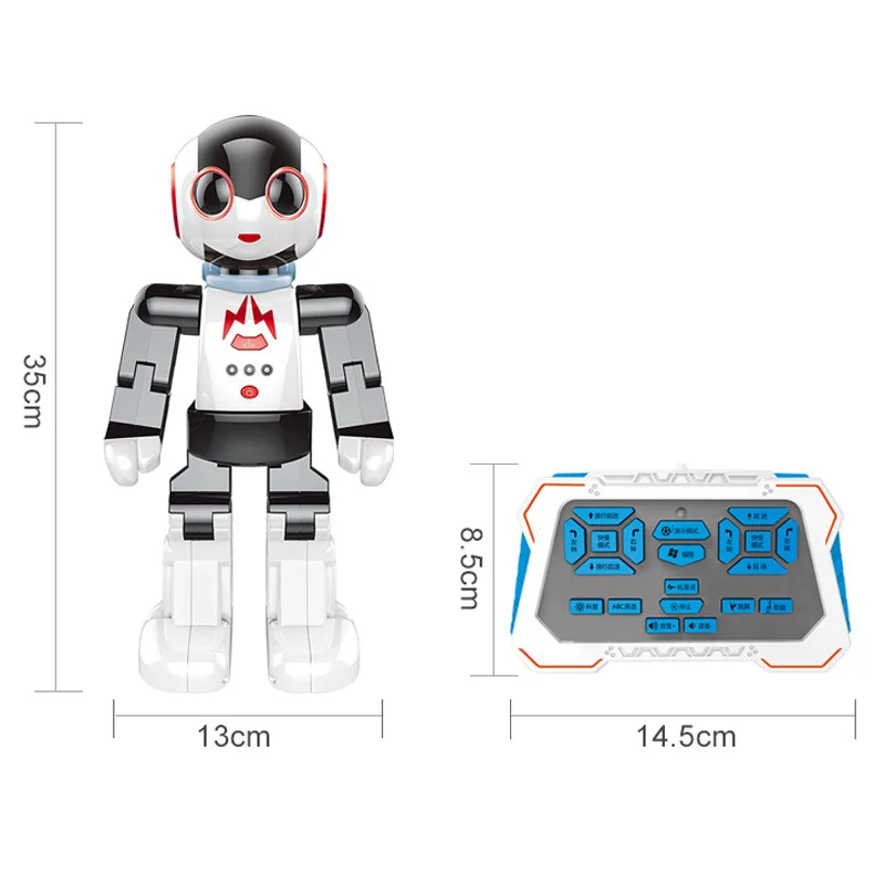  New 2.4Ghz rc remote control intelligent smart robot humanoids robot palm induction Toy educational - 32888499337