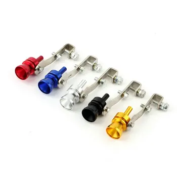 

New Arrived Universal Turbo Sound Whistle Exhaust Pipe Tailpipe BOV Blow off Valve Simulator Aluminum Promotion Dropshipping