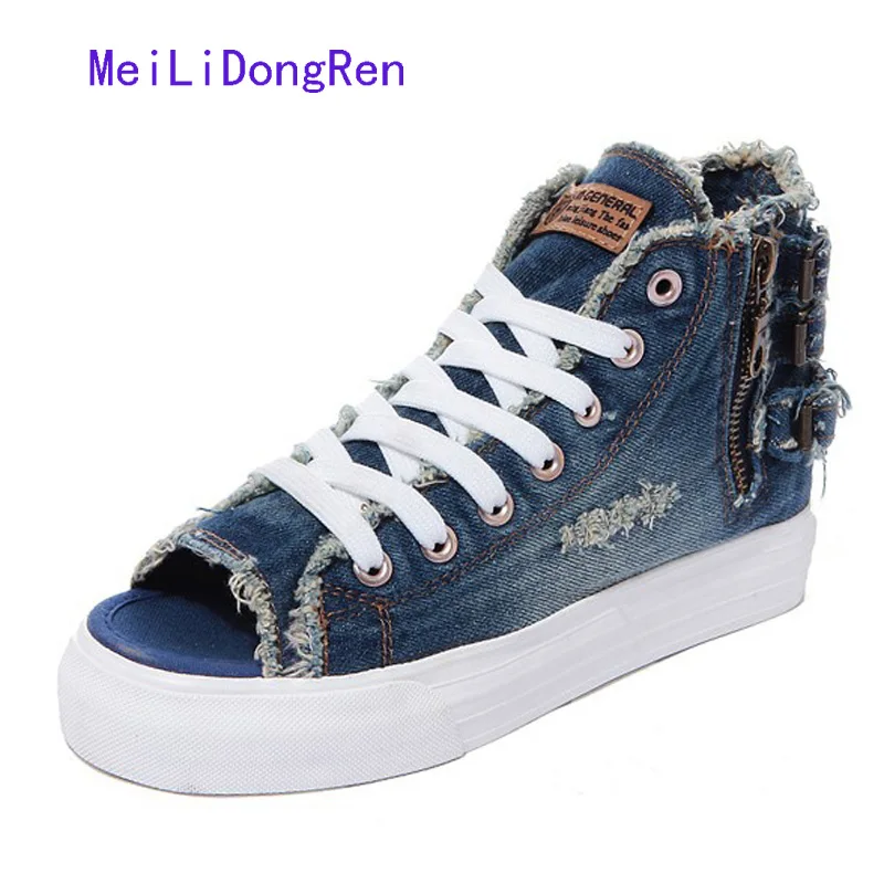 denim summer shoes