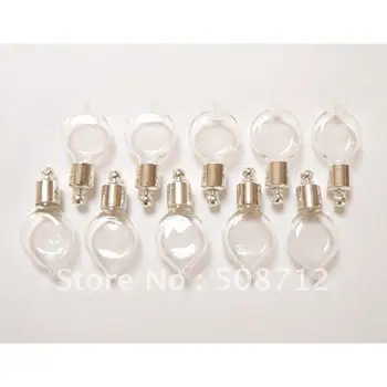 

Free shipping!!!!miniature/glass/bottlesVial Pendants HEART TUBES