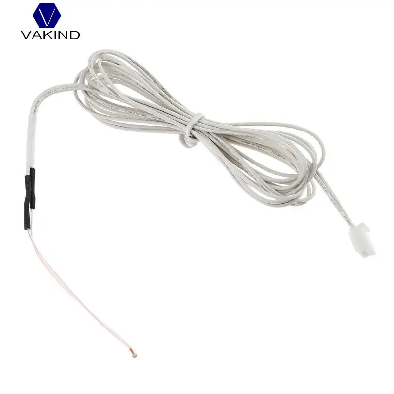 

NEW 120cm/3.9ft NTC 3950 100Kohm Thermistor for RepRap 3D Printer Extruder Heating Bed Prewired for 3D Printer High Quality