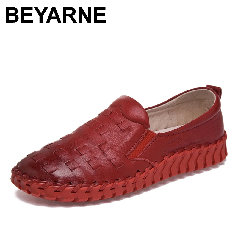 flat shoes with leather soles