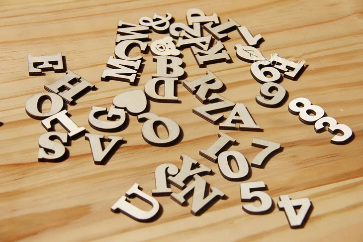

Wood Letter diy woodedn letter number and pattern Decorative used for wedding Decoration Home Decoration