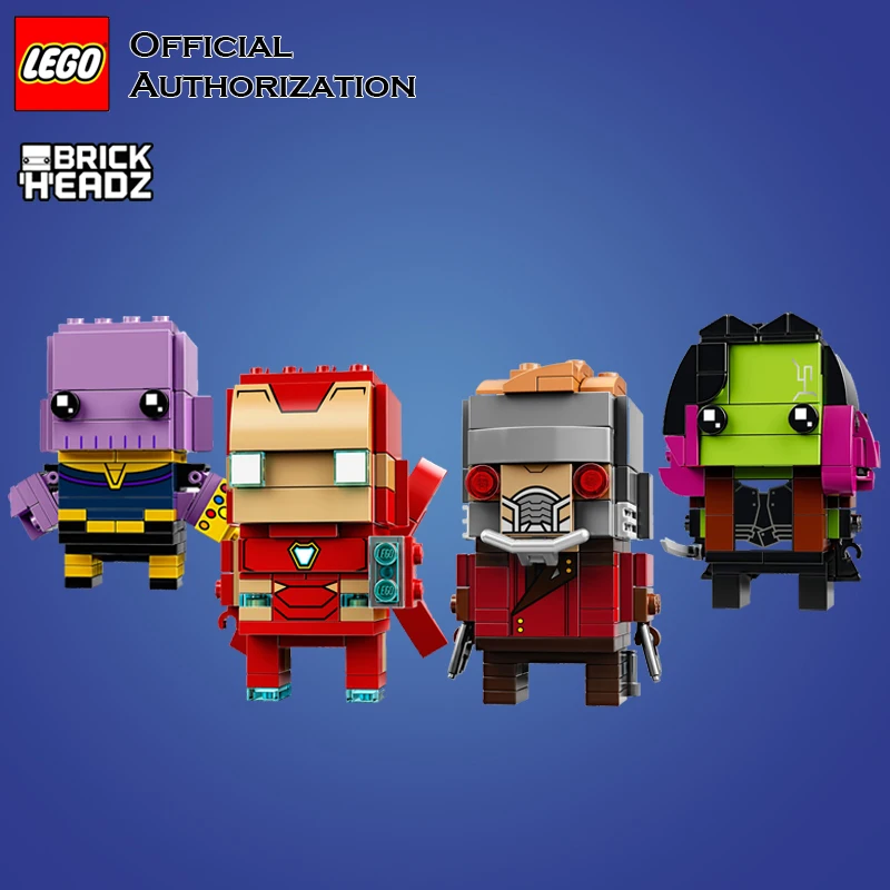 LEGO строительные блоки игрушки кирпичная голова серия Мстители Железный человек