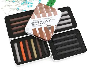 

Sketch Dry Drawing Material Soluble Water Carbide Pencil Carbon Pen Strip Iron Box