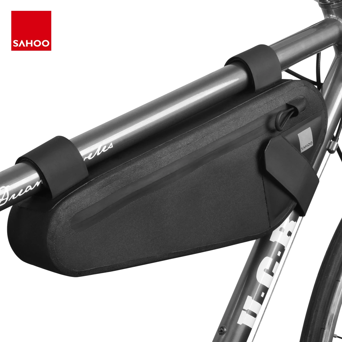 Front Frame Bike Bag Top Tube Cycling Saddle Pannier Bicycle Triangle Pouch Pack
