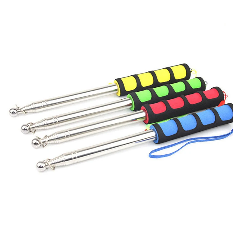 

Meters Flagpoles Telescoping Telescopic Flag Pole for Teaching Pointer Tour Guide Banner Flagstaff Random Color 1.2m