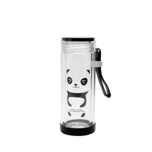 Мультфильм Kawaii панда чашки Высокое качество Стекло Чашки Кофе кружка Цветочный чай Чашки Портативный Термальность бутылка для воды для детей