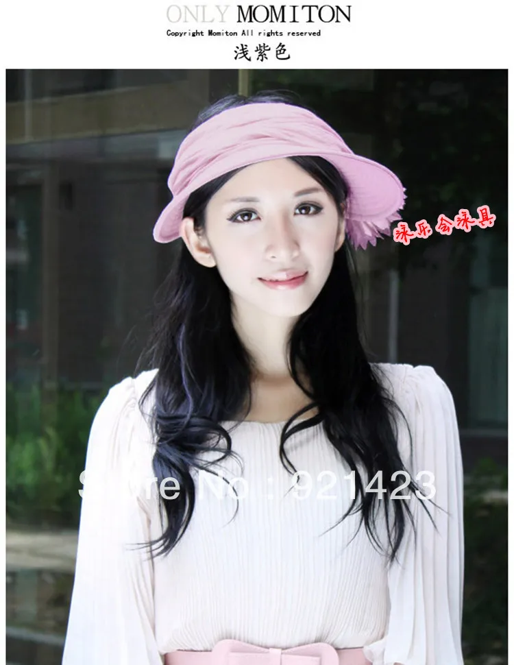 Scala Women's Visor Hat With Big Brim 