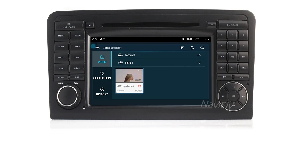 Best NaviFly ANDROID9.1 4core CAR DVD player For Mercedes Benz GL ML CLASS W164 ML350 ML500 X164 GL320 GPS stereo radio 14