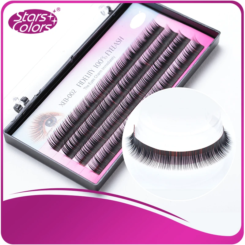 

Natural false eyelashes Mixed C Curl Natural long Individual False Eye lashes Eyelashes Extension Imitation Mink Mixed Length