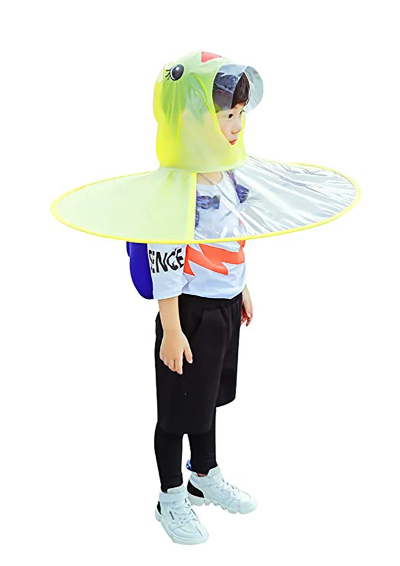 UFO детский плащ-дождевик зонтик дождевик пончо водонепроницаемый дождевик для детей чехол для зонта веселые игрушки для рыбалки на открытом воздухе