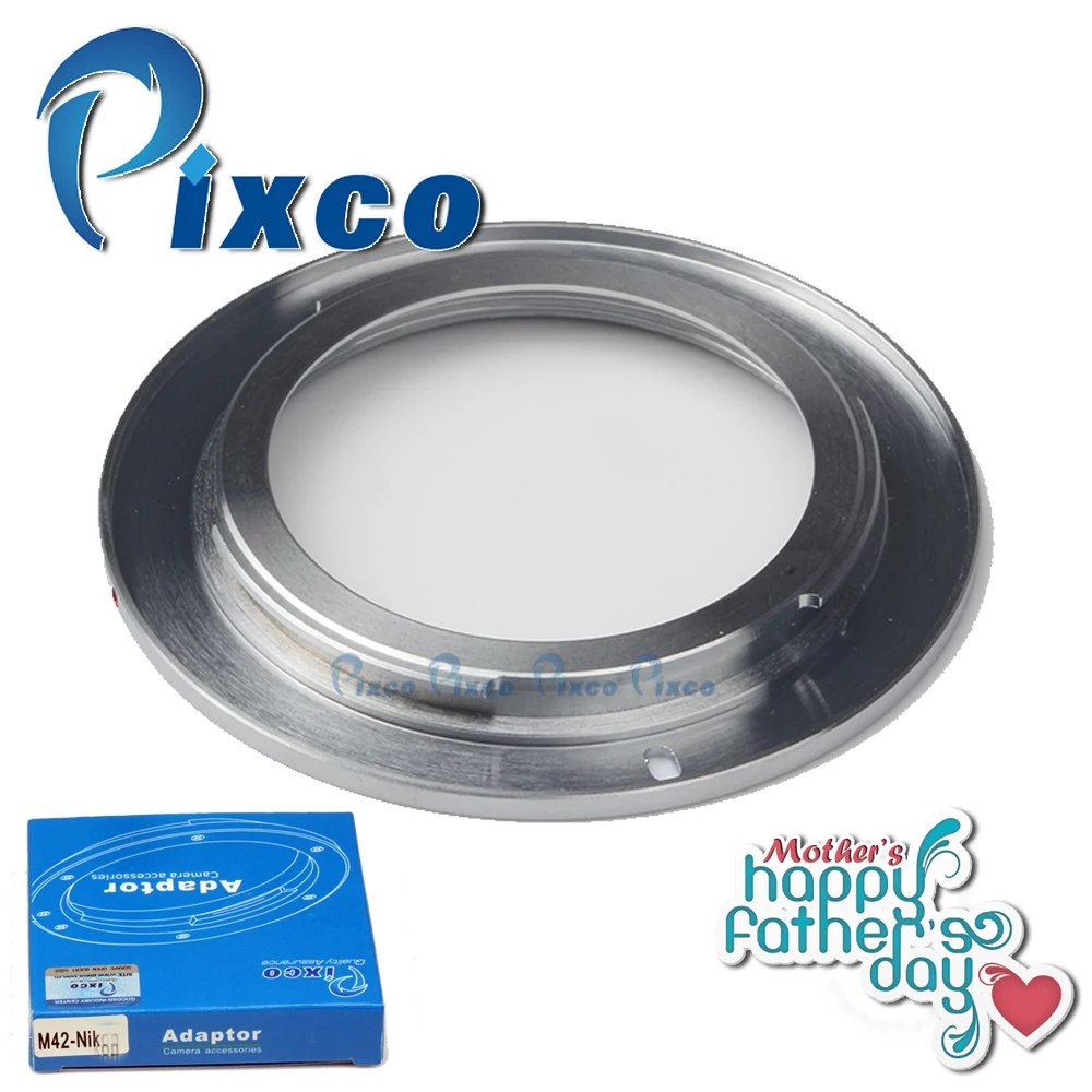 Адаптер для макрообъектива Pixco M42 Nik подходит Nikon D7200 D5500 D750 D810 D4S D3300 Df D5300 D610 D7100 D5200