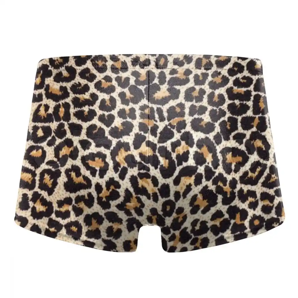 leopard print speedos men's