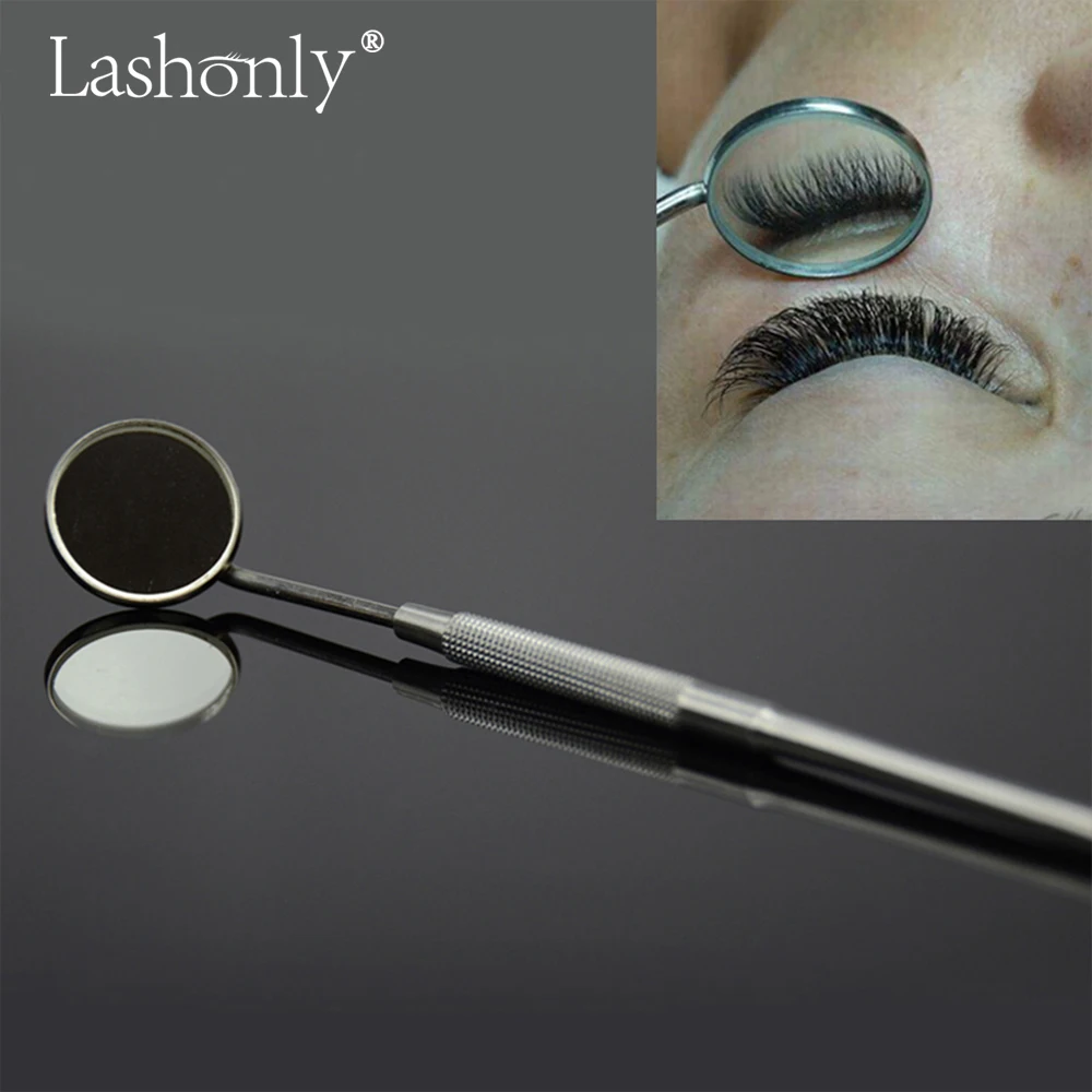 

Stainless Steel Dental Mirror for Checking Eyelash Extension Applying Eyelash Tools