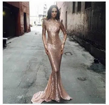 gold bodycon maxi dress