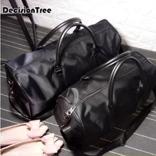 Большая вместительная Водонепроницаемая дорожная сумка для женщин, винтажная Мужская сумка из искусственной кожи, дорожная сумка для путешествий, сумка для выходных