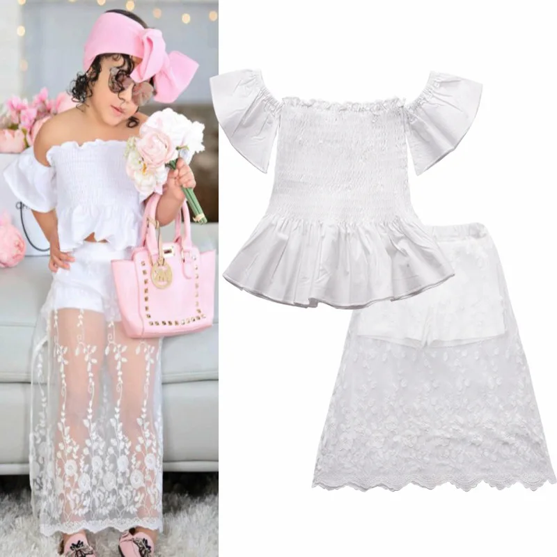 

girls summer set toddler girl clothes thanksgiving 2019 fashion short print flare sleeve thanksgiving outfits kids clothing