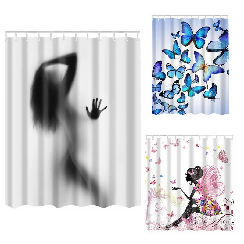 New Fairy Angel Wings Fae Home Accent Soft Colors Modern Designer Feminine Decor Dreamy Folklore Shower Curtain New Fairy Angel Wings Fae Home Accent Soft Colors Modern Designer Feminine Decor Dreamy Folklore Shower Curtain