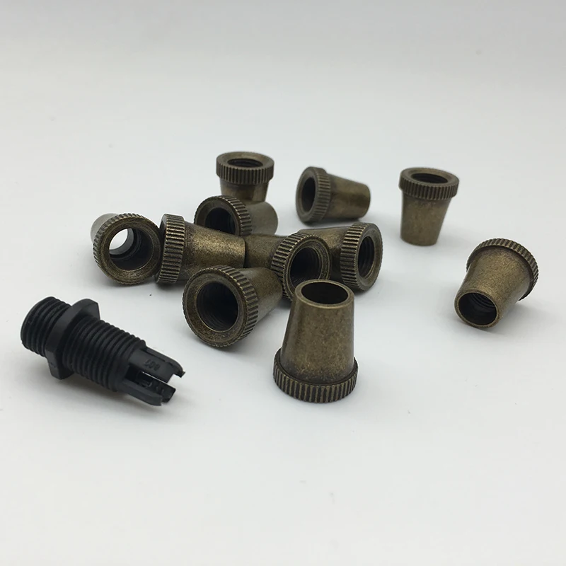 10 шт./лот металлический зажим для провода лампы с резьбой|lock grips|lock threadlock pendant |