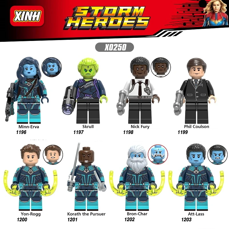 

Avengers 4 Super Hero Building Blocks Figure Brick Star Wars Toy kid gift Korath the pursuer Bron-char