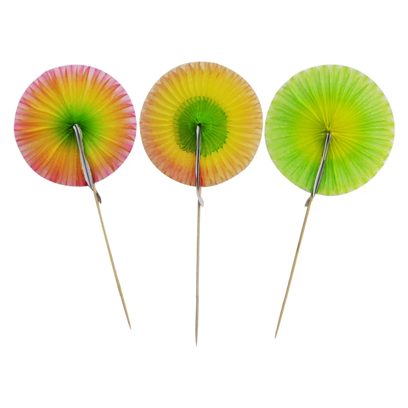 

20pcs Umbrella Picks Sunflower Sticks Art Toothpicks Fruit Cupcake Toppers Party Decoration