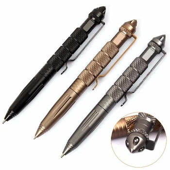 High Quality defence personal Outdoor EDC Tactical Pen Self Defense Pen Tool Multipurpose Aviation Aluminum Anti-skid Portable